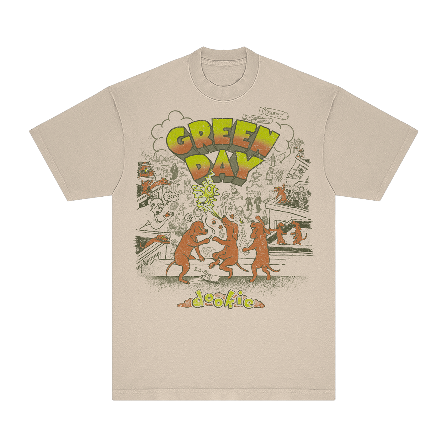 GREEN DAY dookie vintage tee 90s Lサイズ